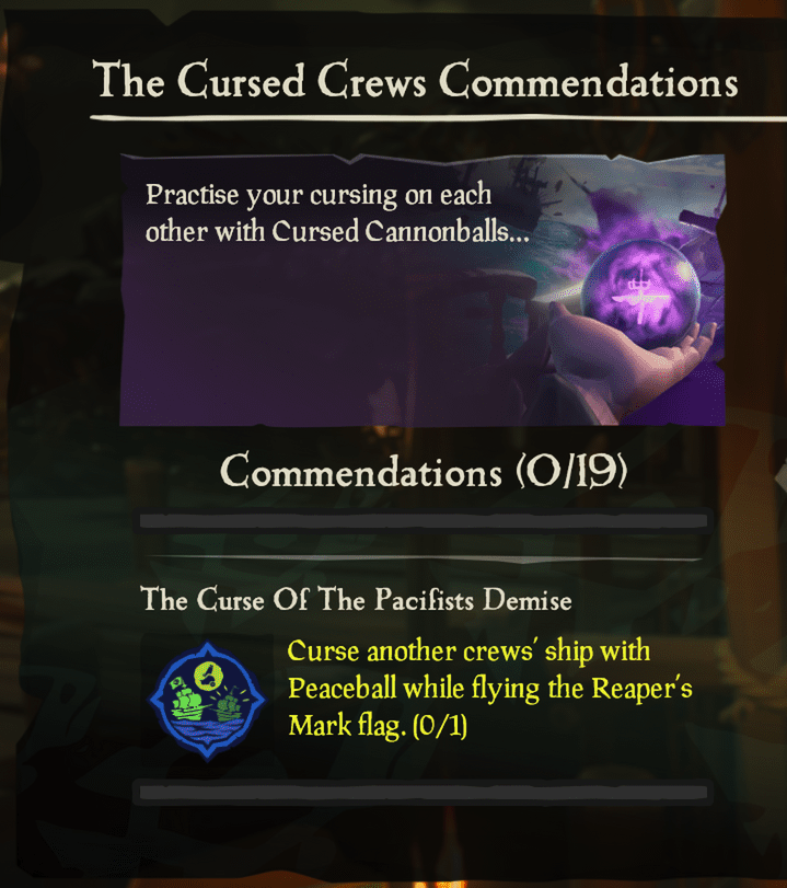How to Get the Curse of the Pacifists Demise Commendation – Sea of Thieves Guide